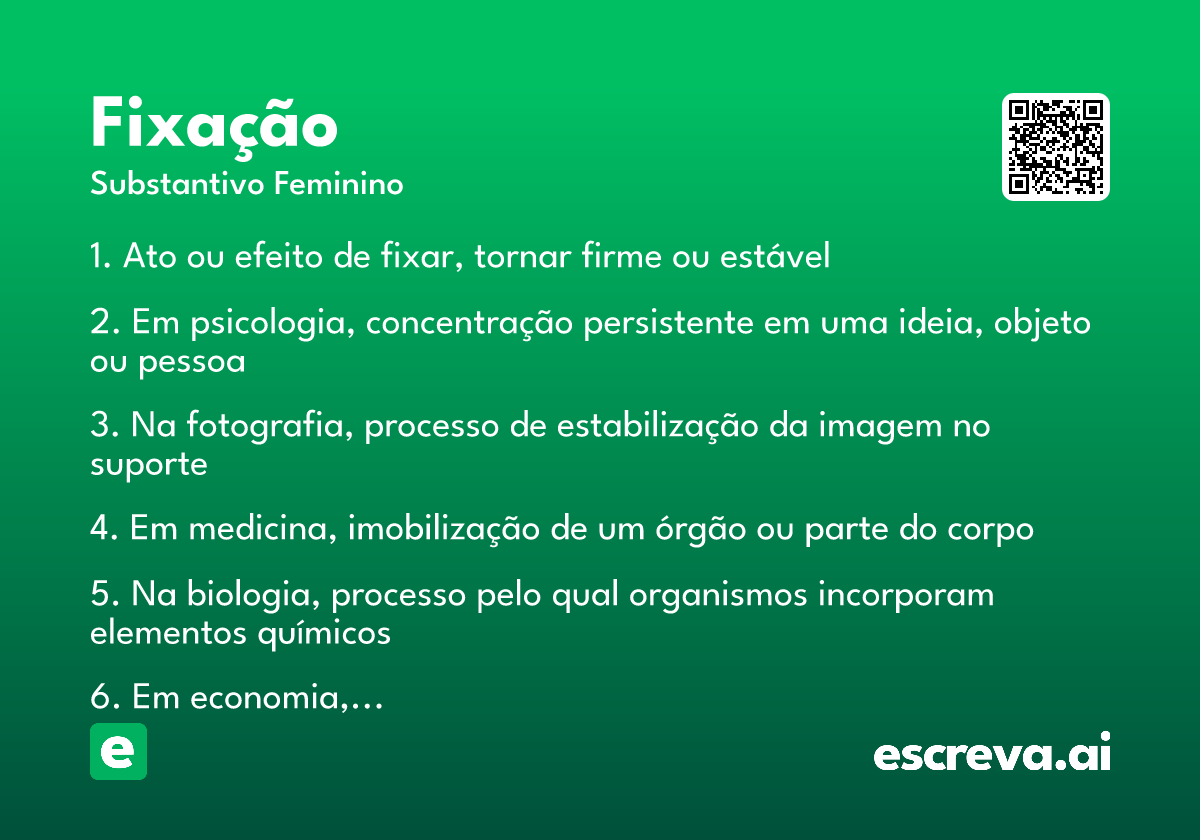 fixação