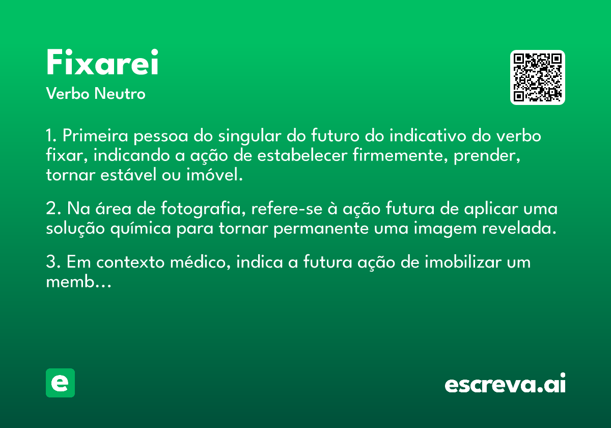 fixarei