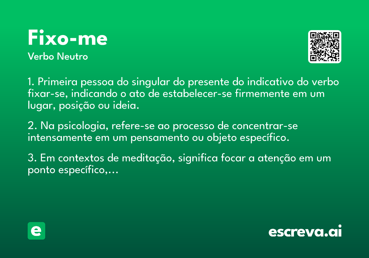 fixo-me