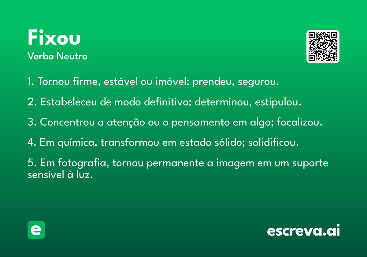fixou