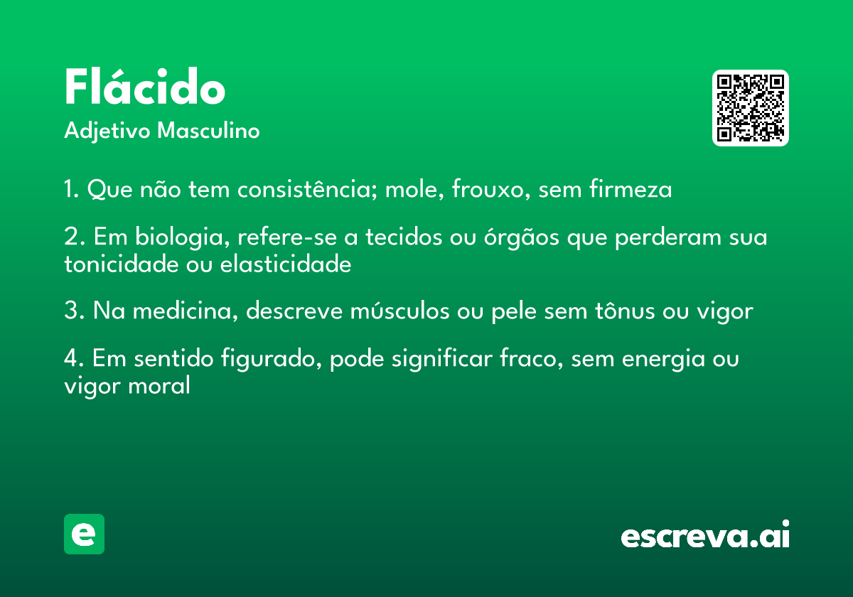 flácido