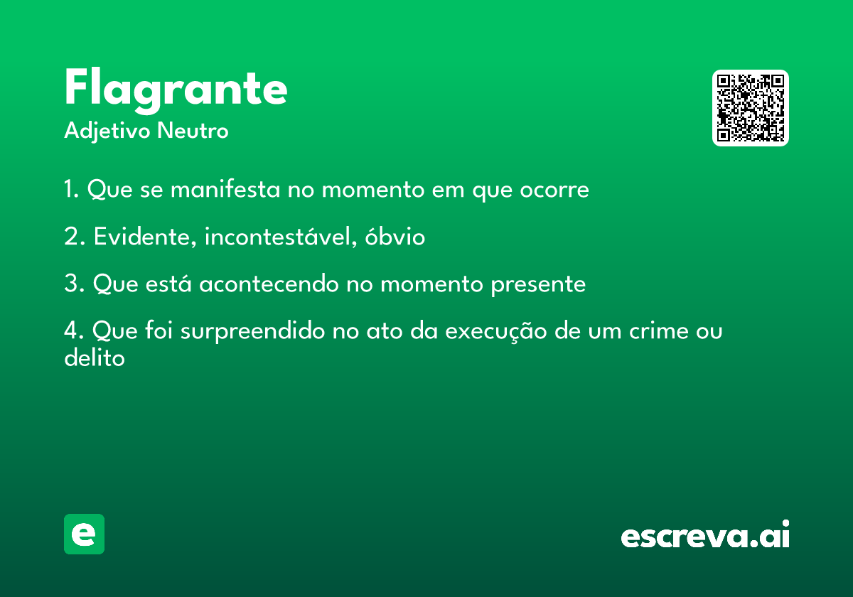 flagrante