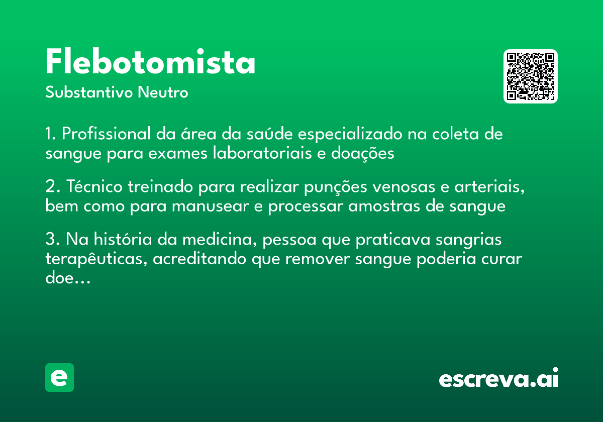 flebotomista