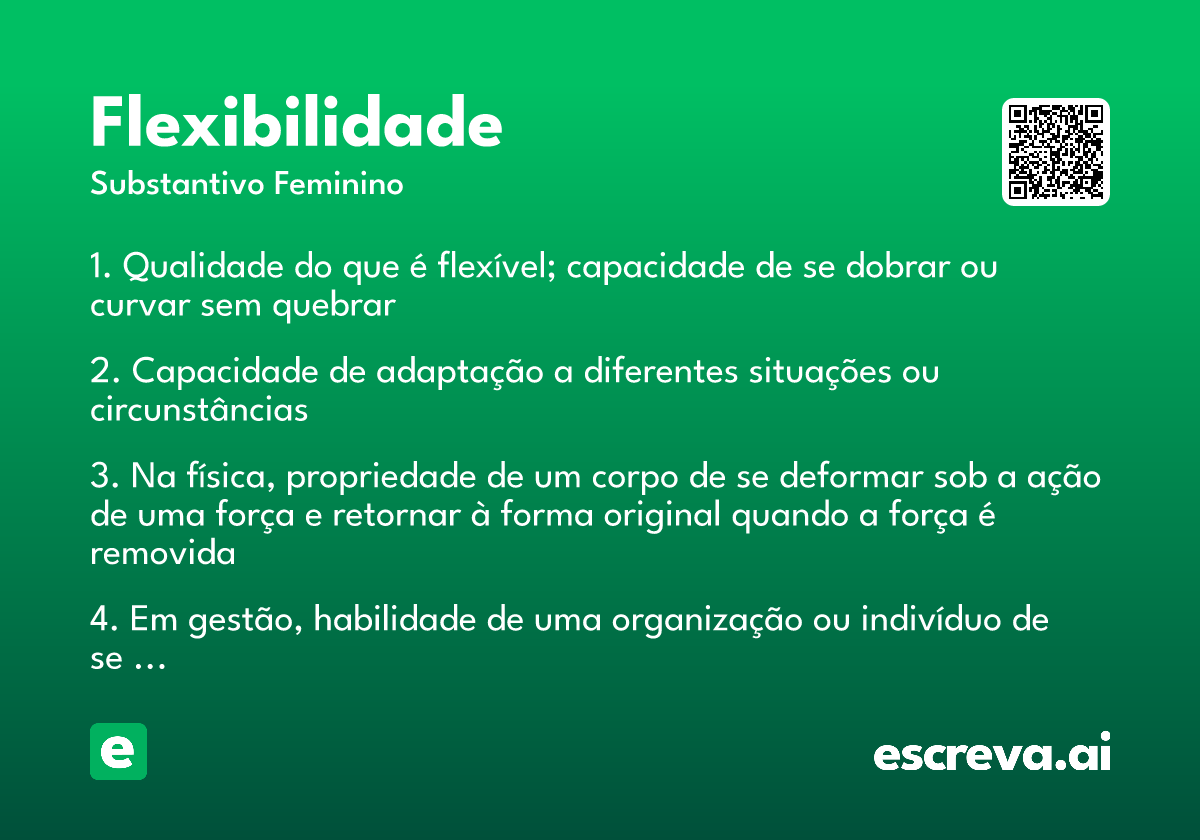 flexibilidade