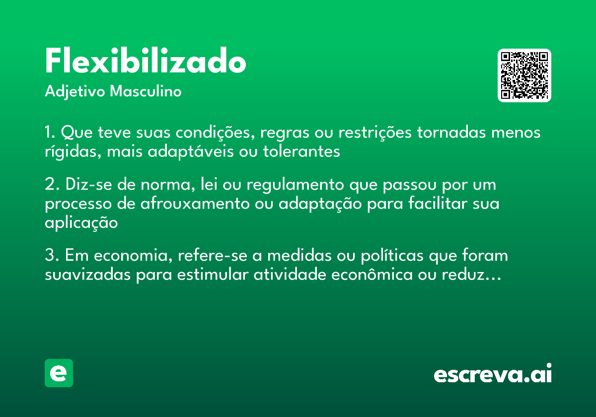 flexibilizado
