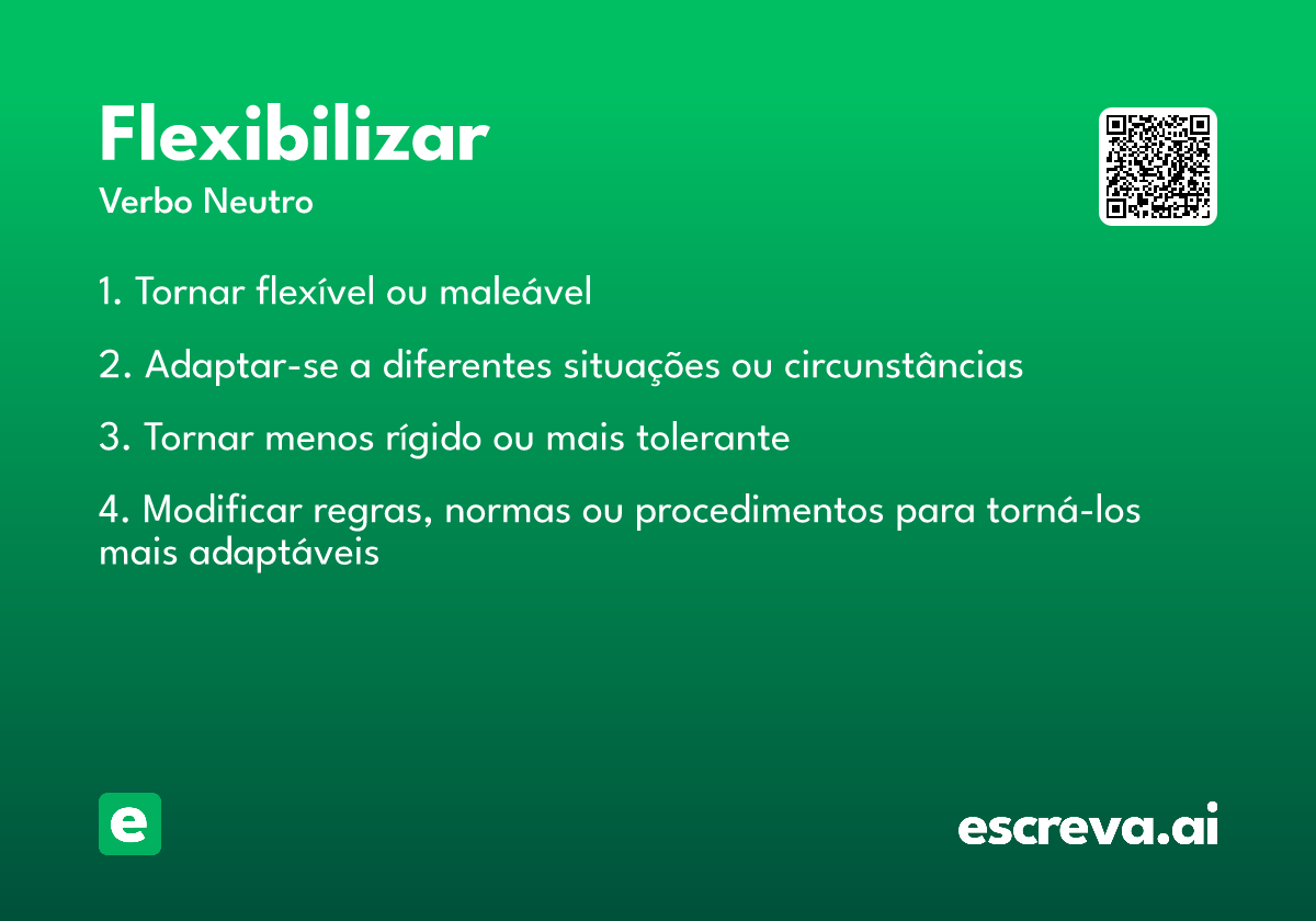 flexibilizar