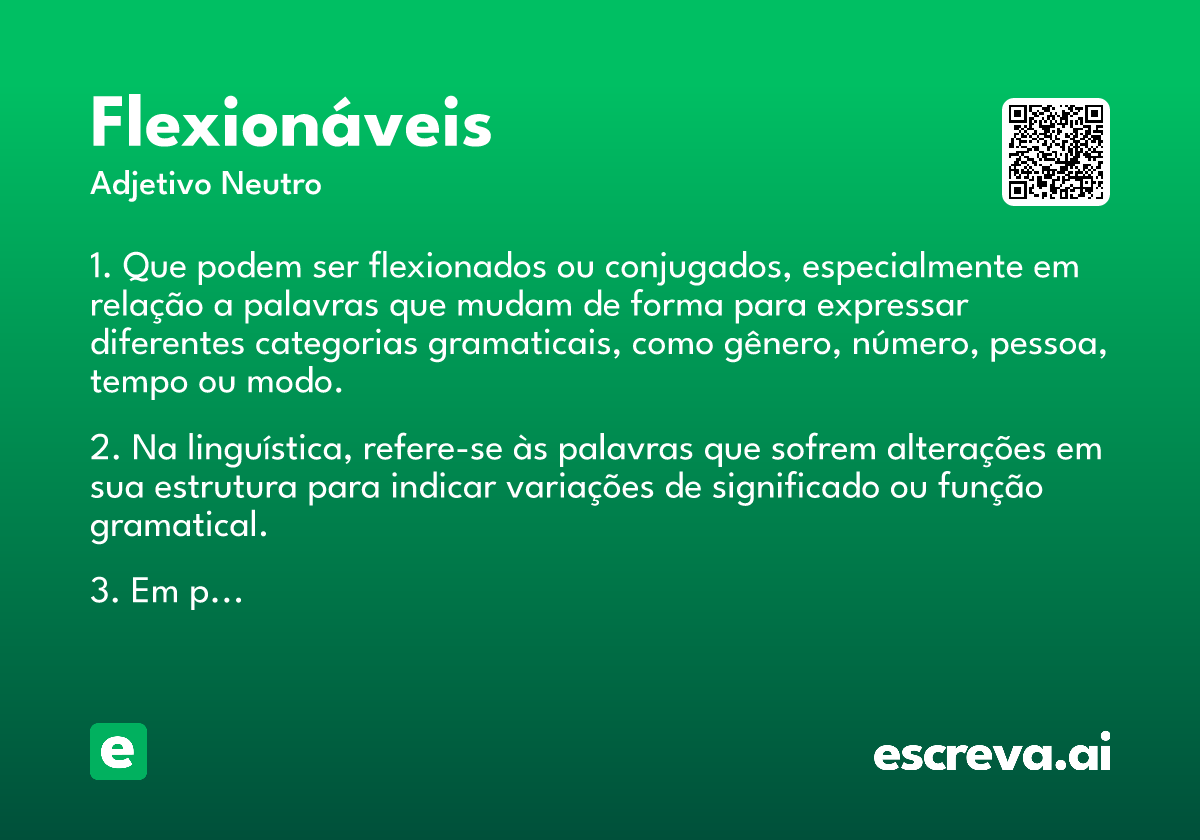 flexionáveis