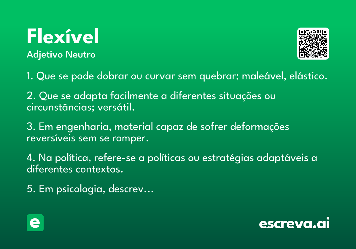 flexível