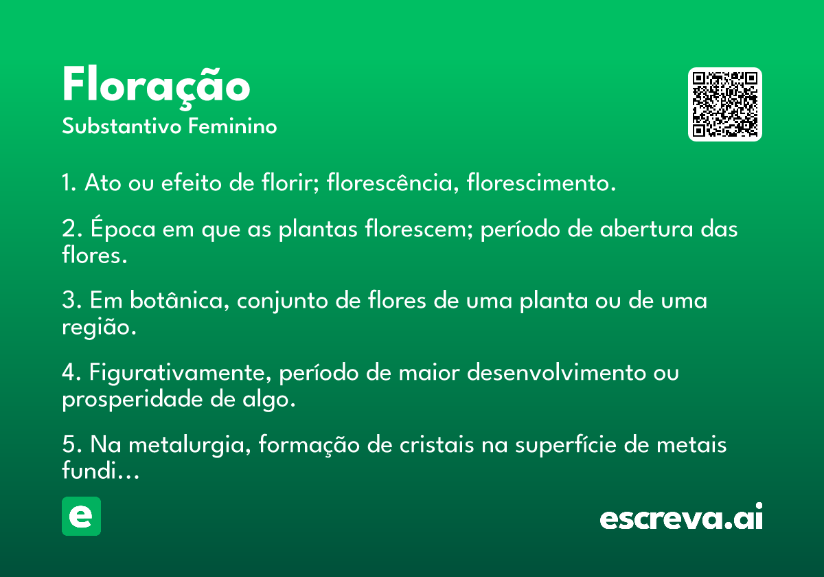 floração