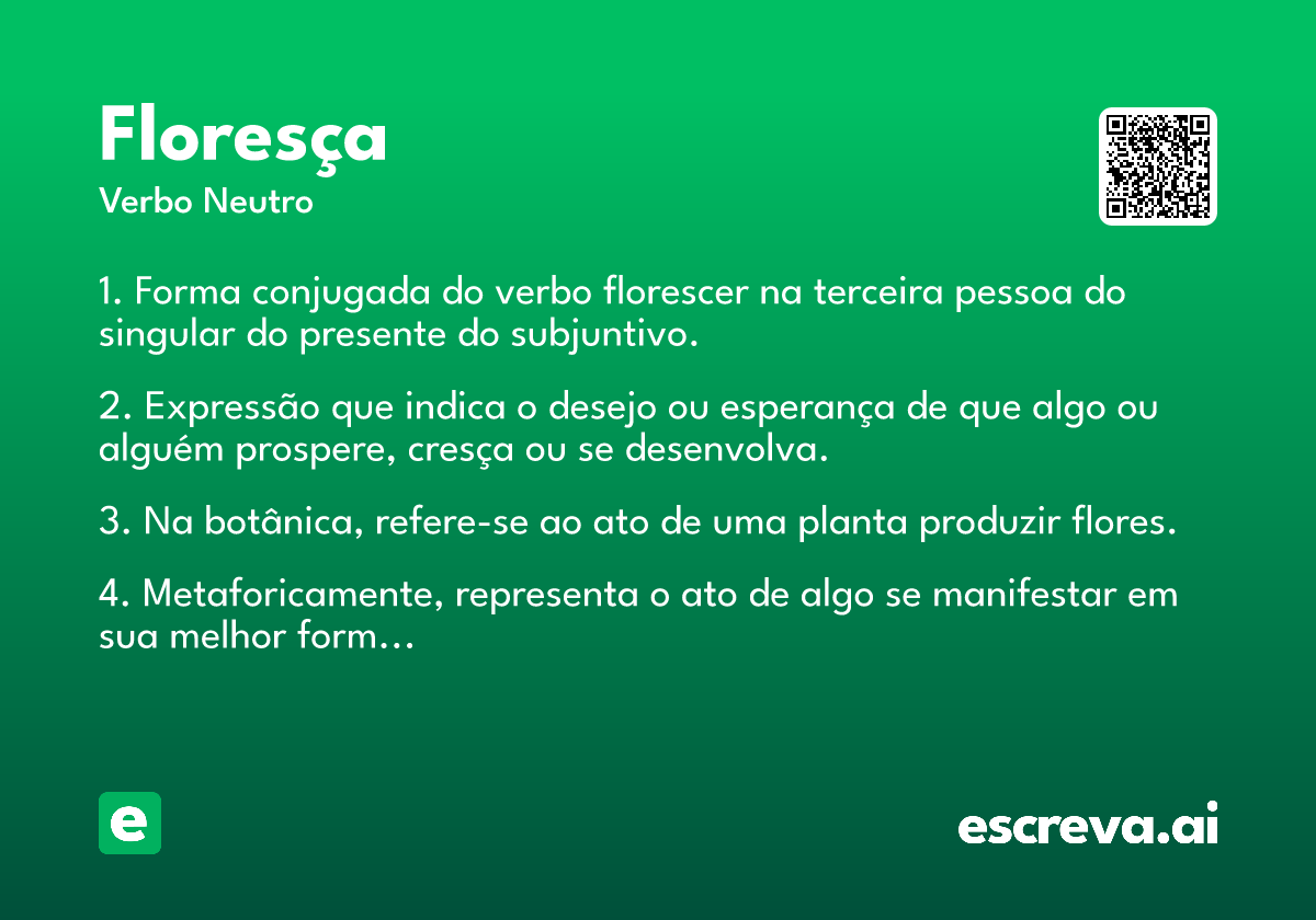 floresça