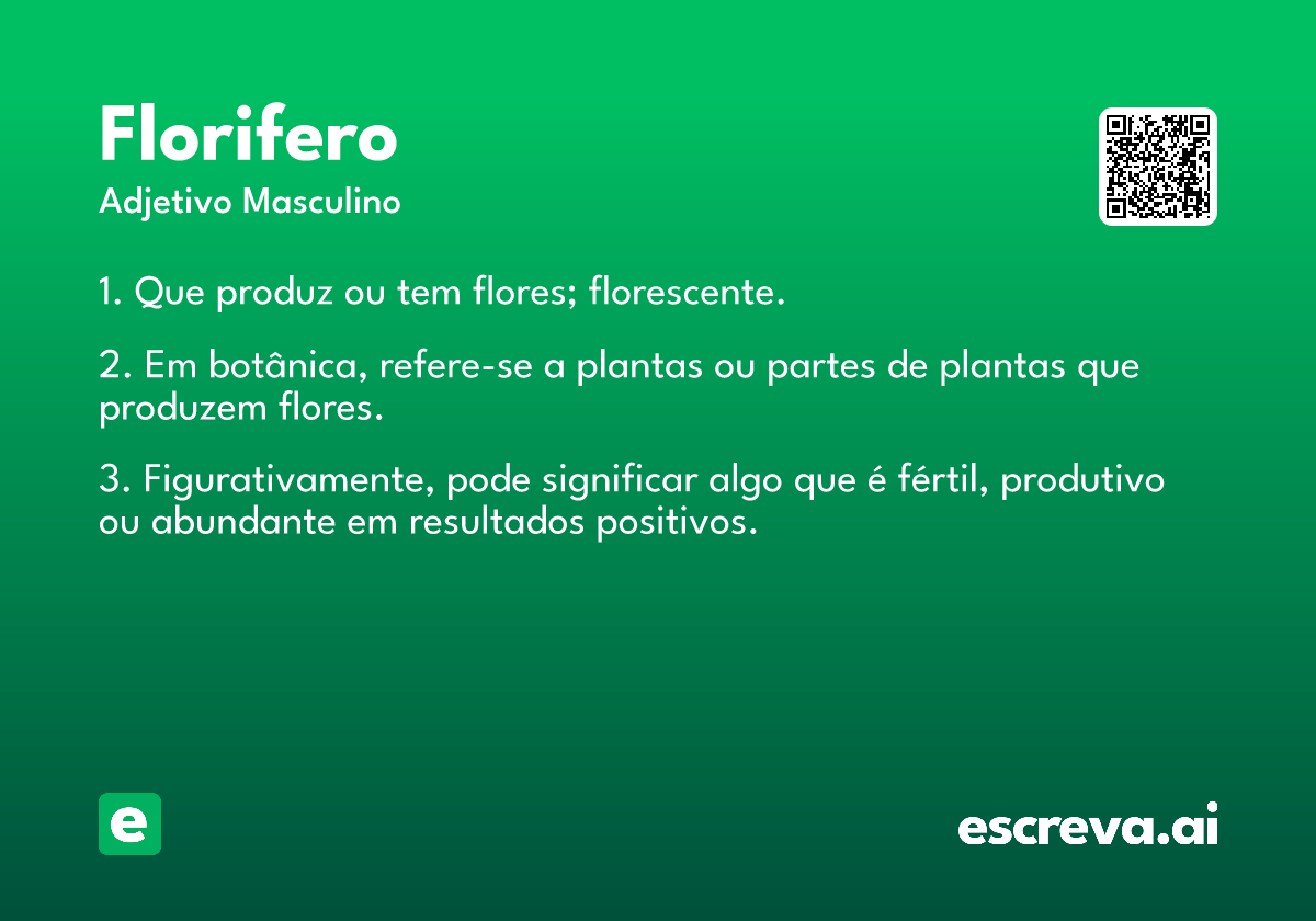 florifero