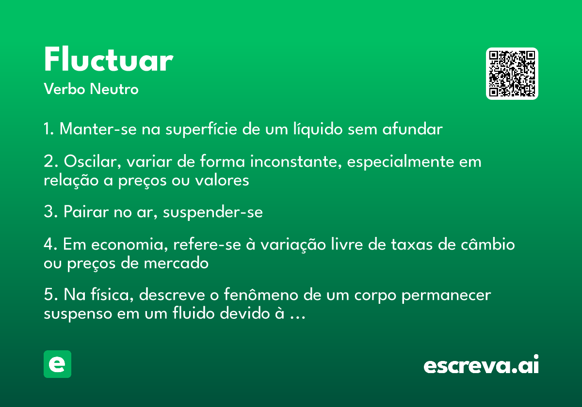 fluctuar