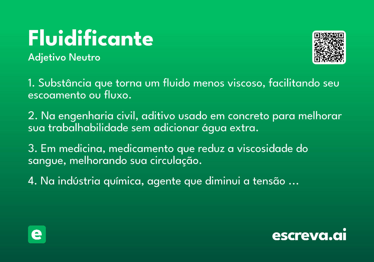 fluidificante