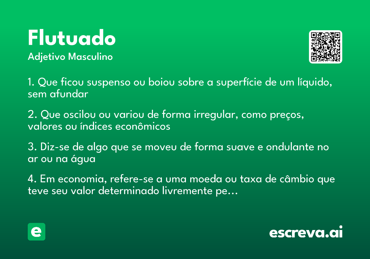 flutuado