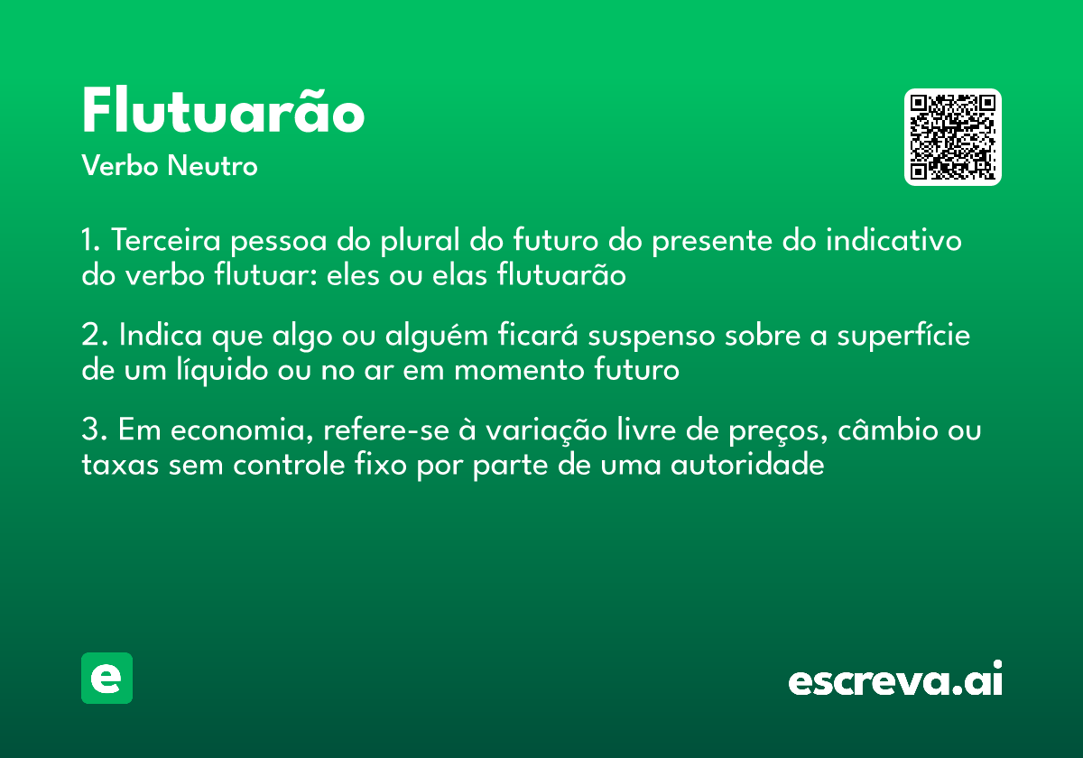 flutuarão