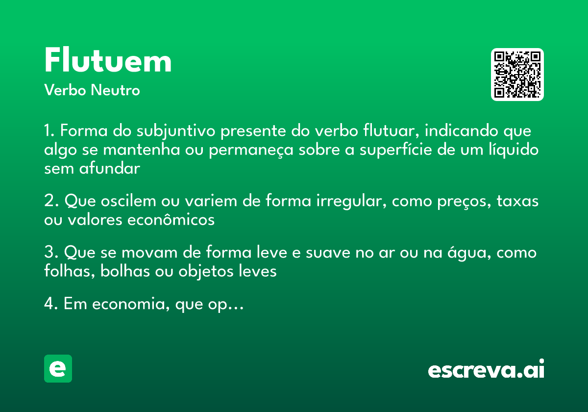 flutuem