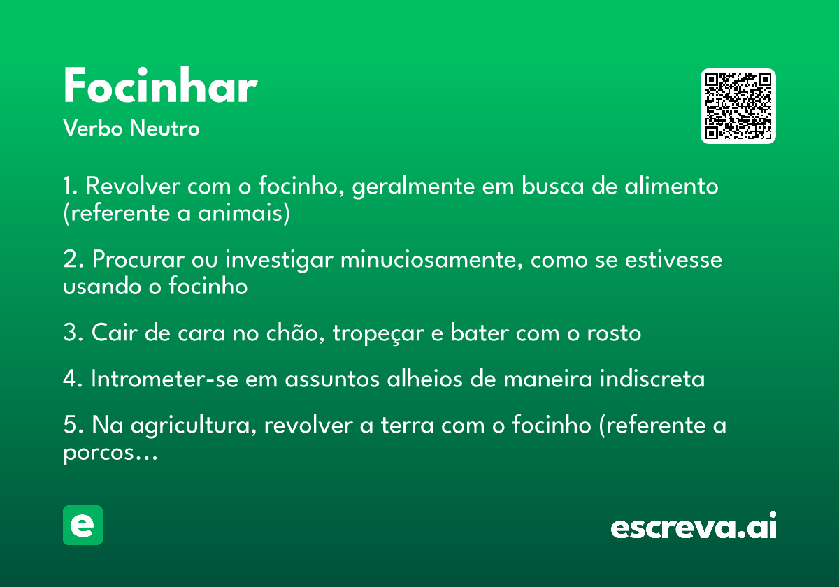 focinhar