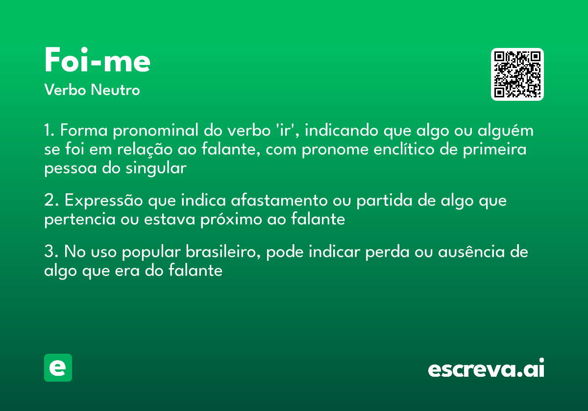 foi-me