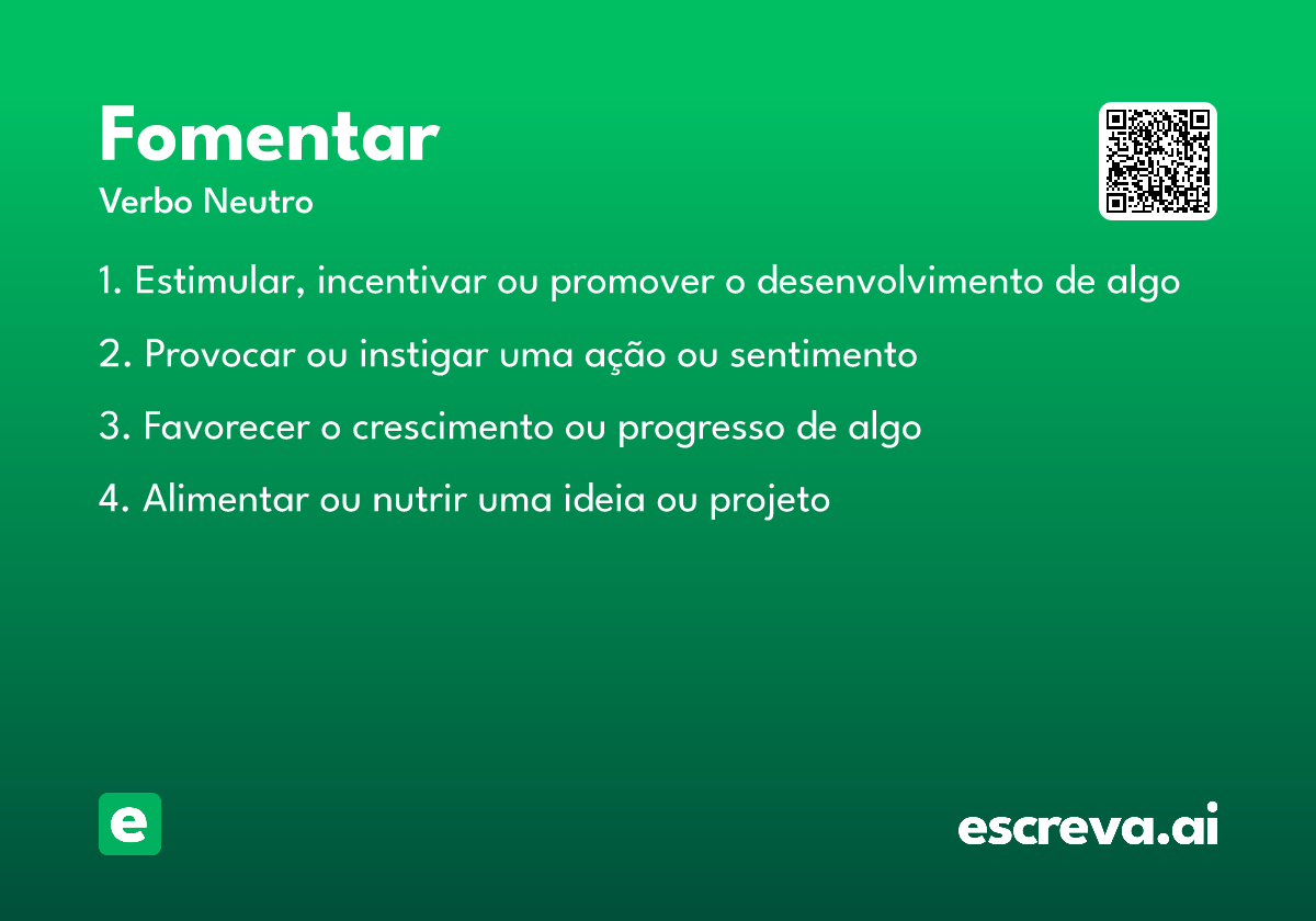 fomentar