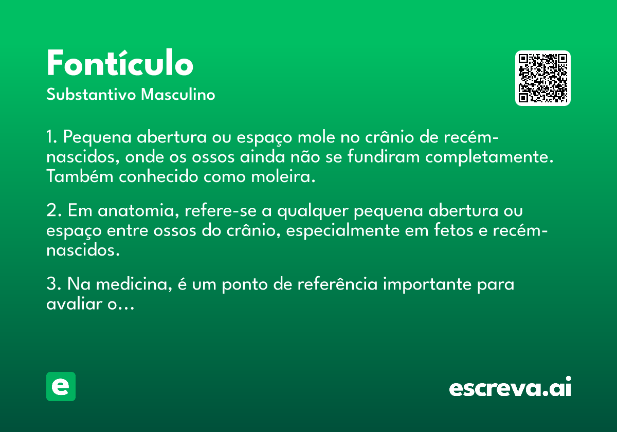 fontículo