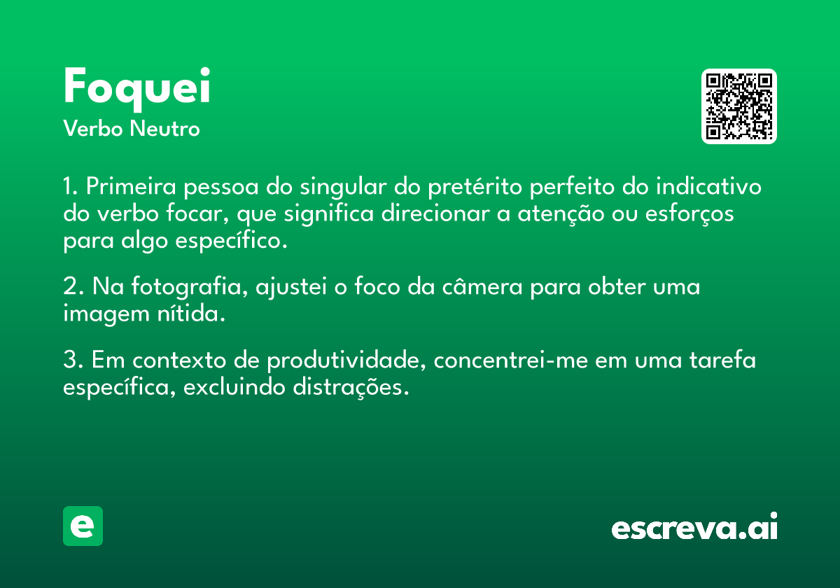 foquei