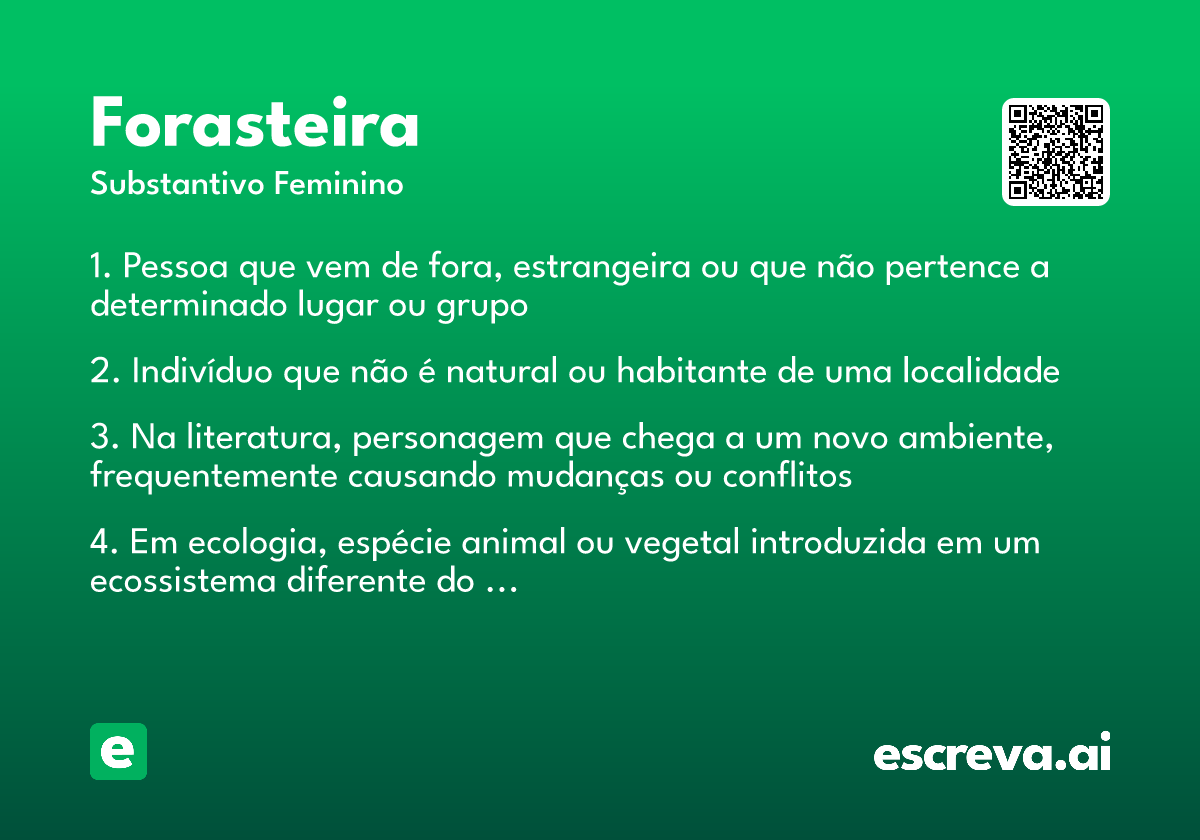 forasteira