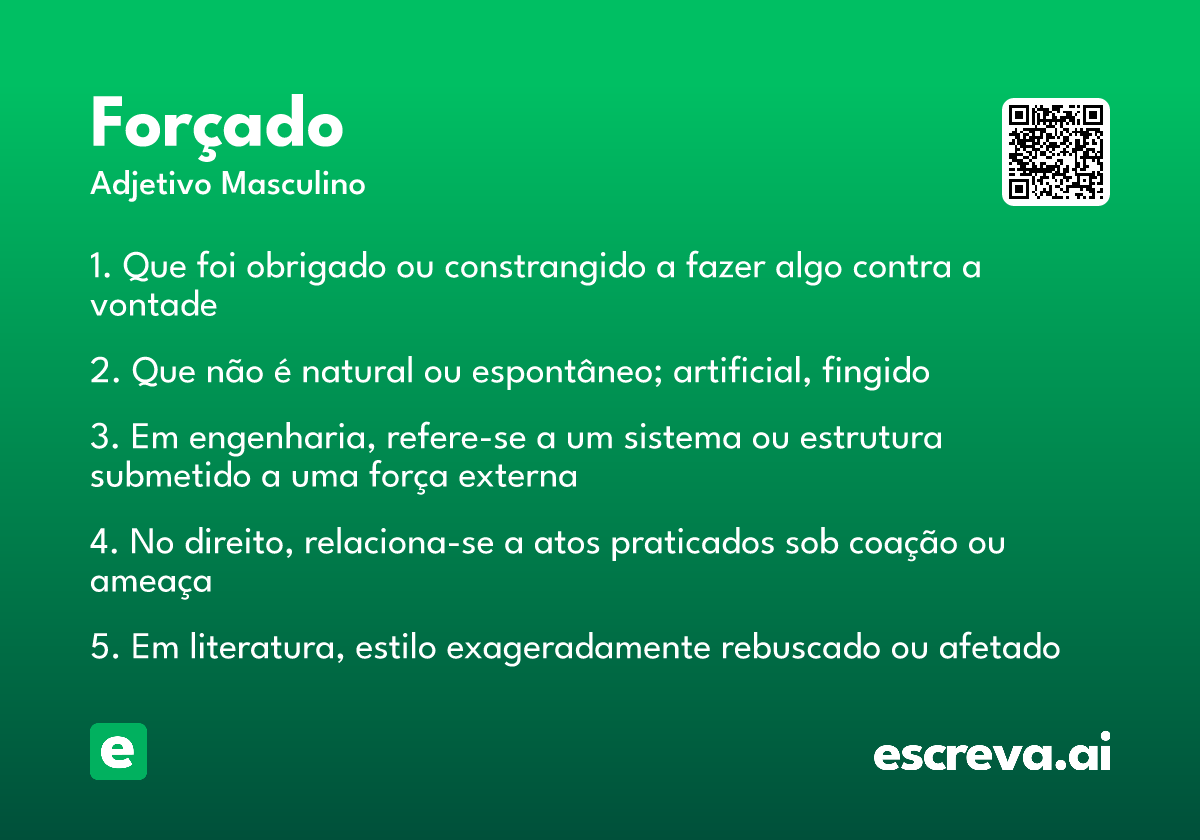 forçado