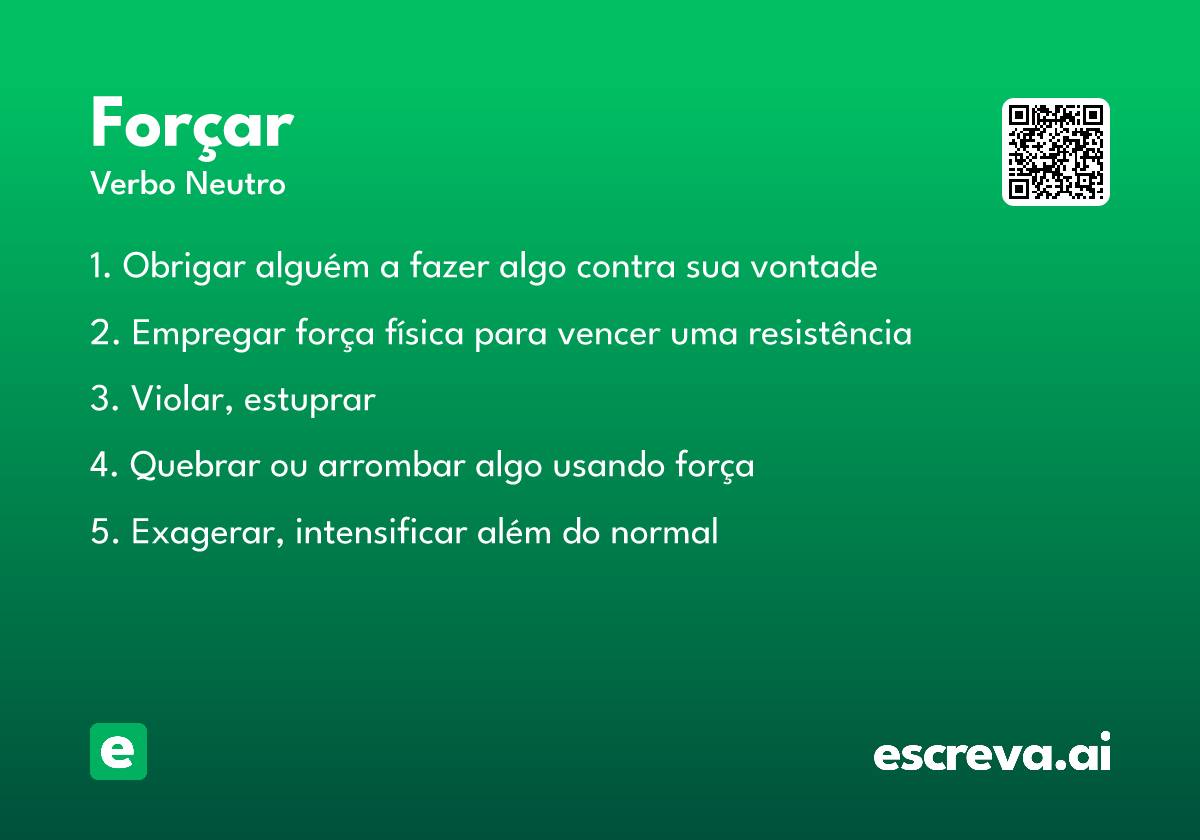 forçar