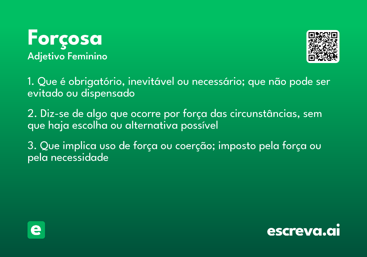 forçosa
