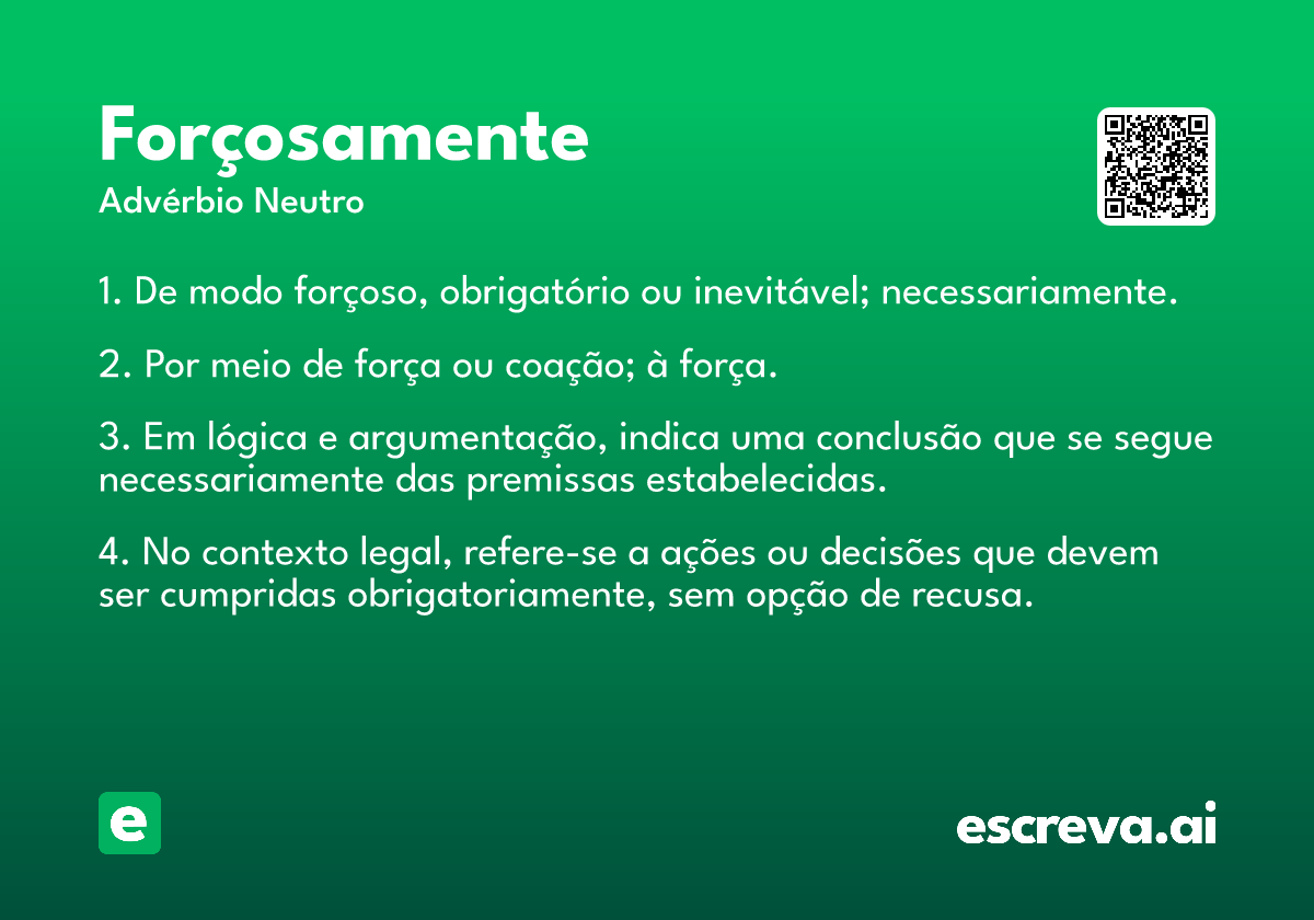 forçosamente