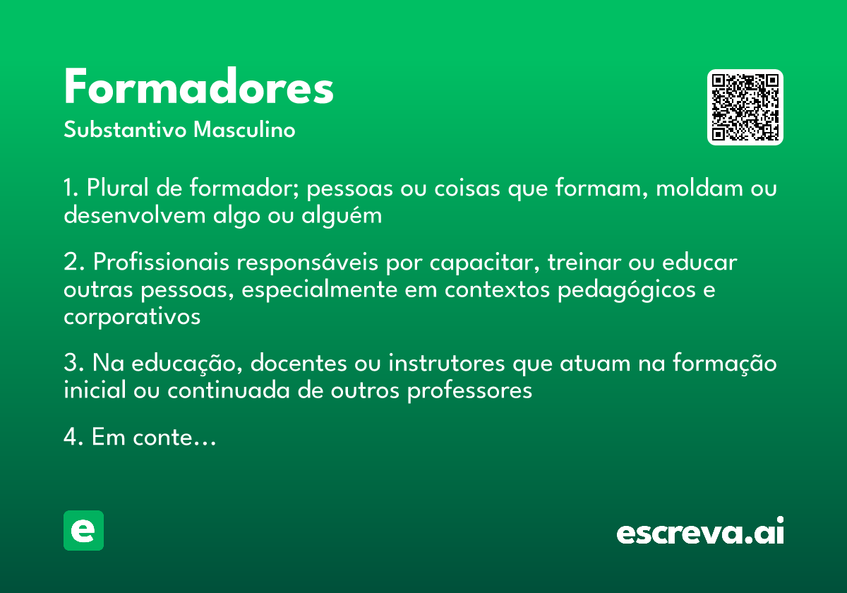 formadores