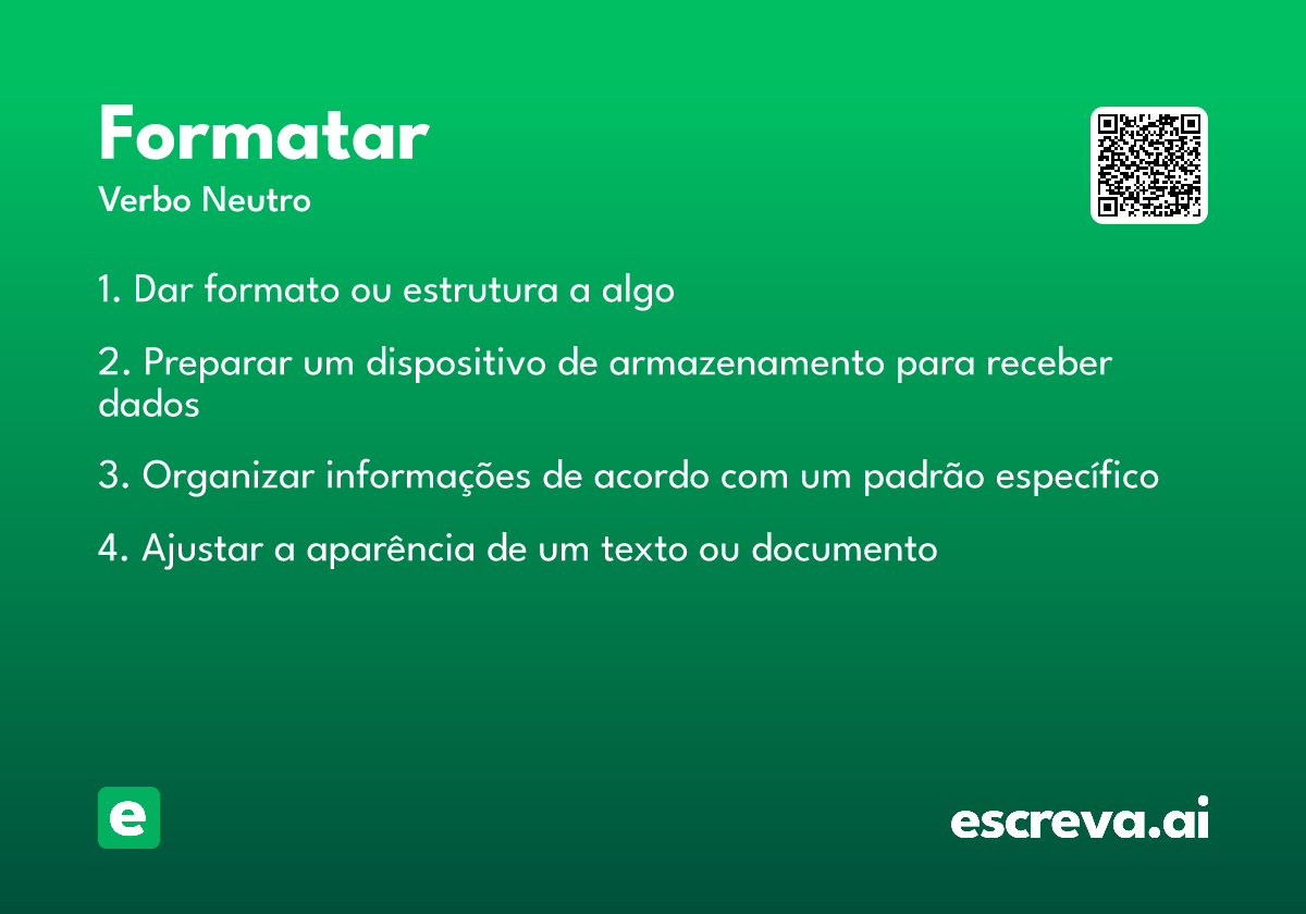 formatar