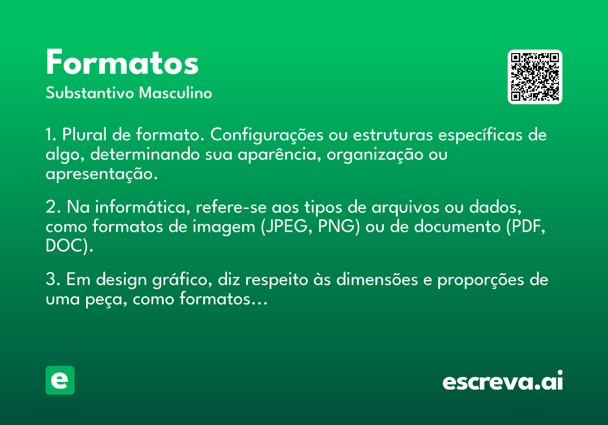formatos