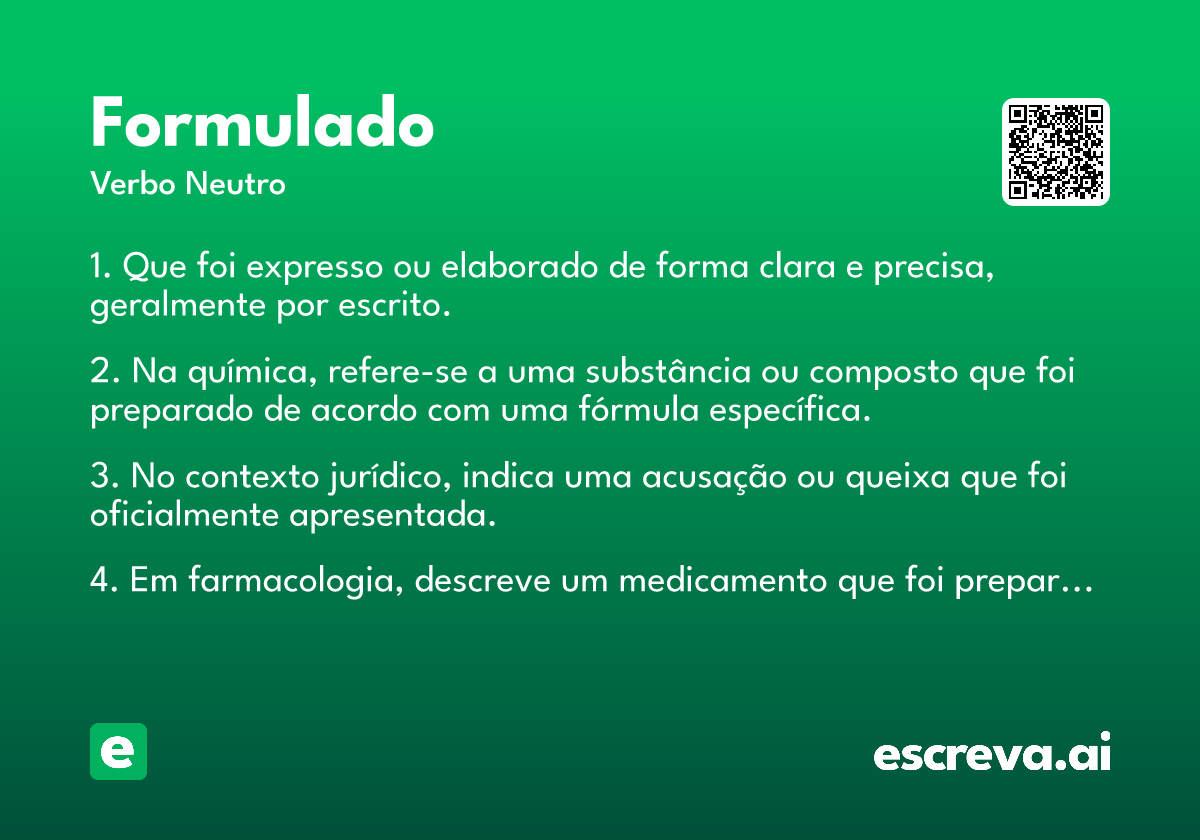 formulado