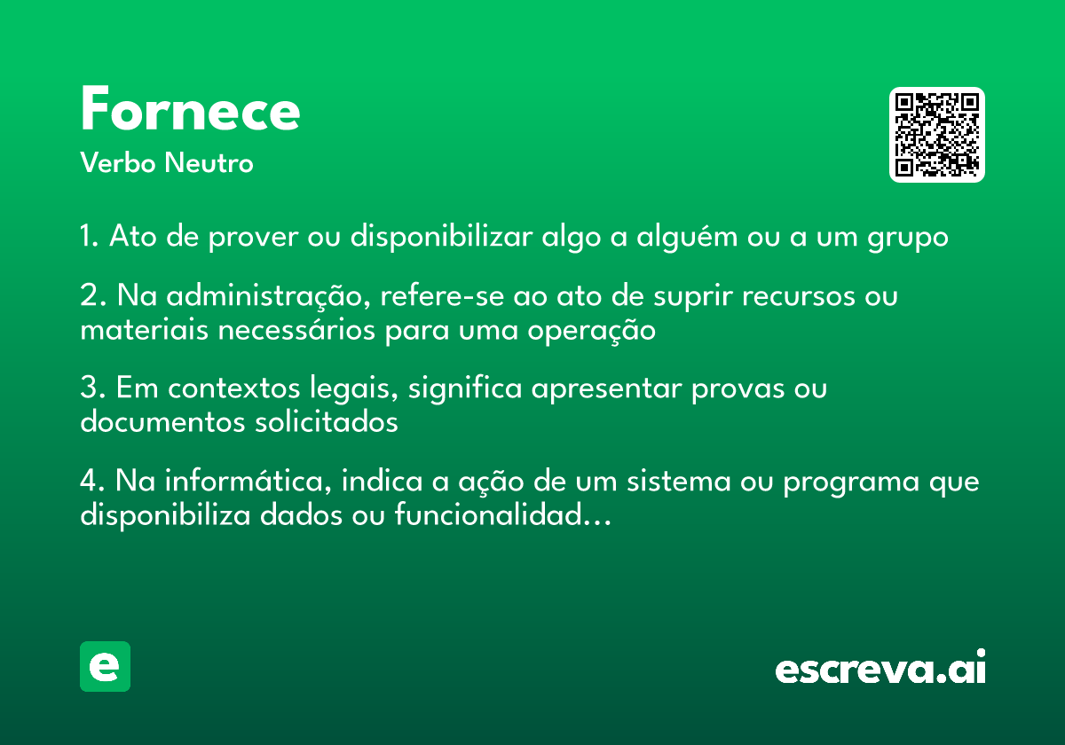 fornece