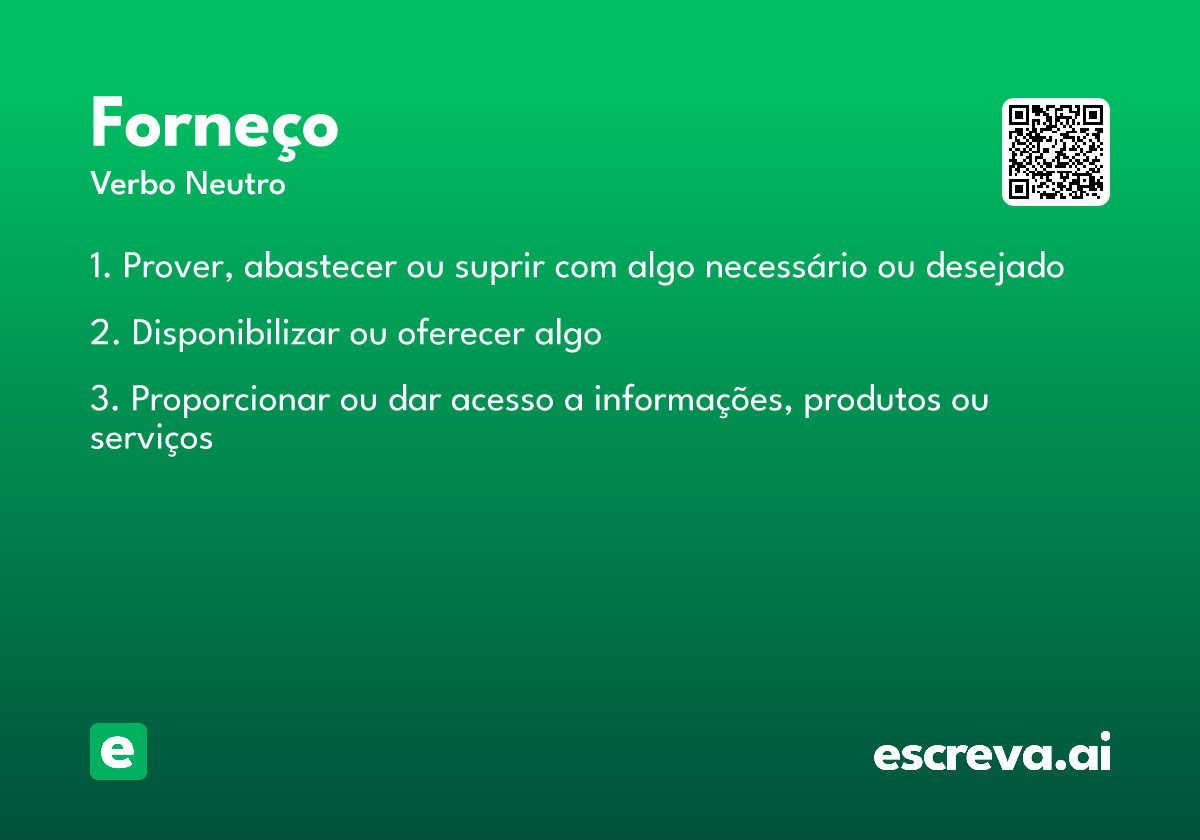 forneço