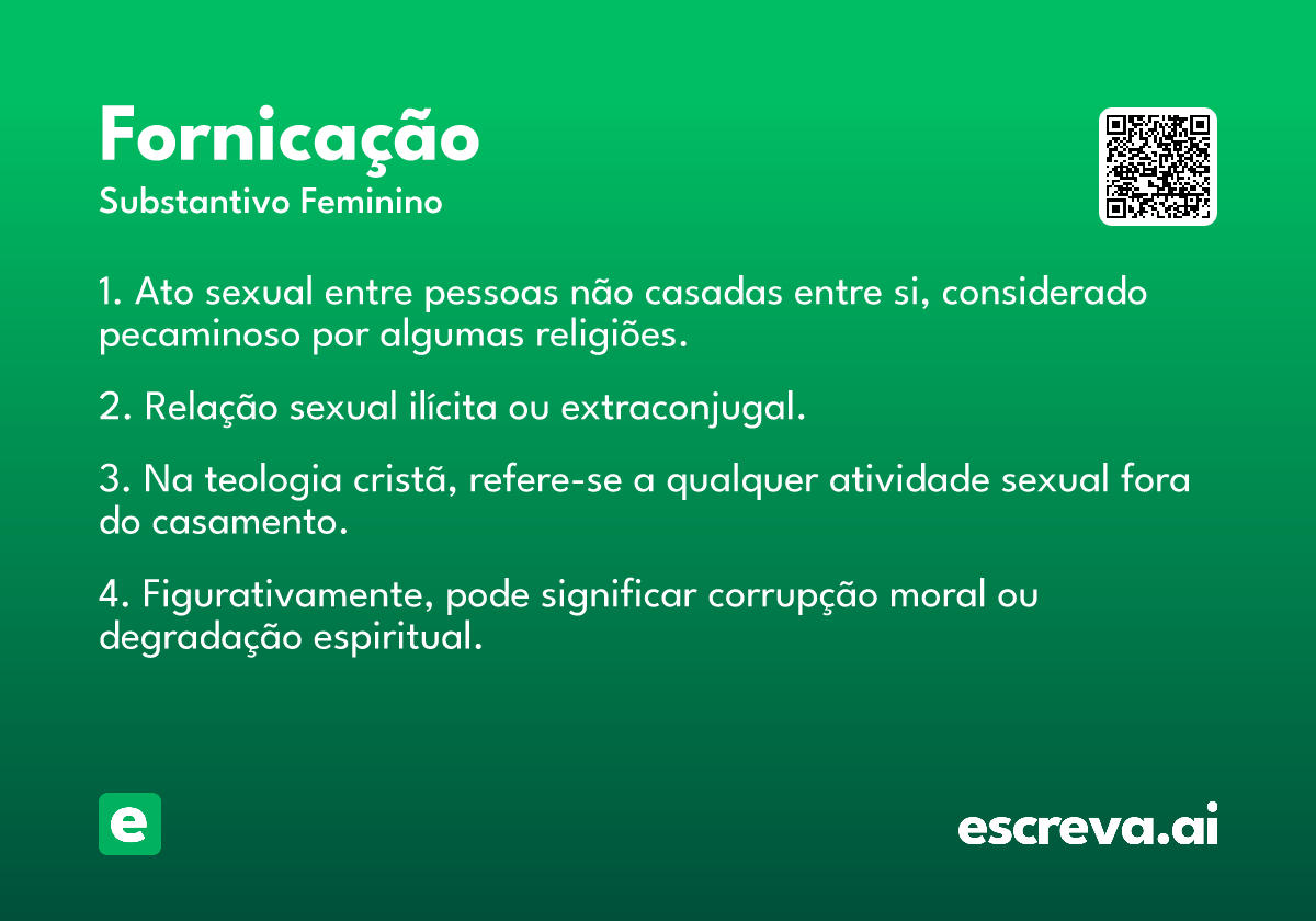 fornicação