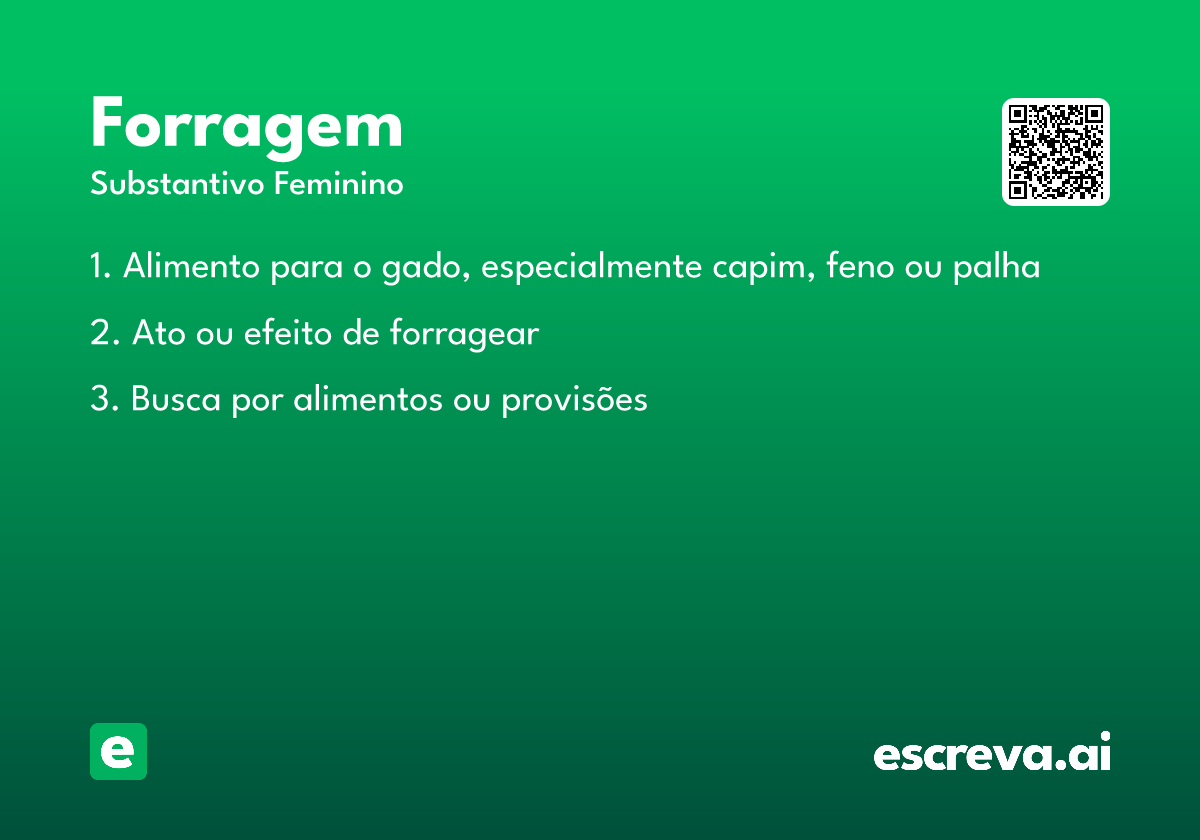forragem