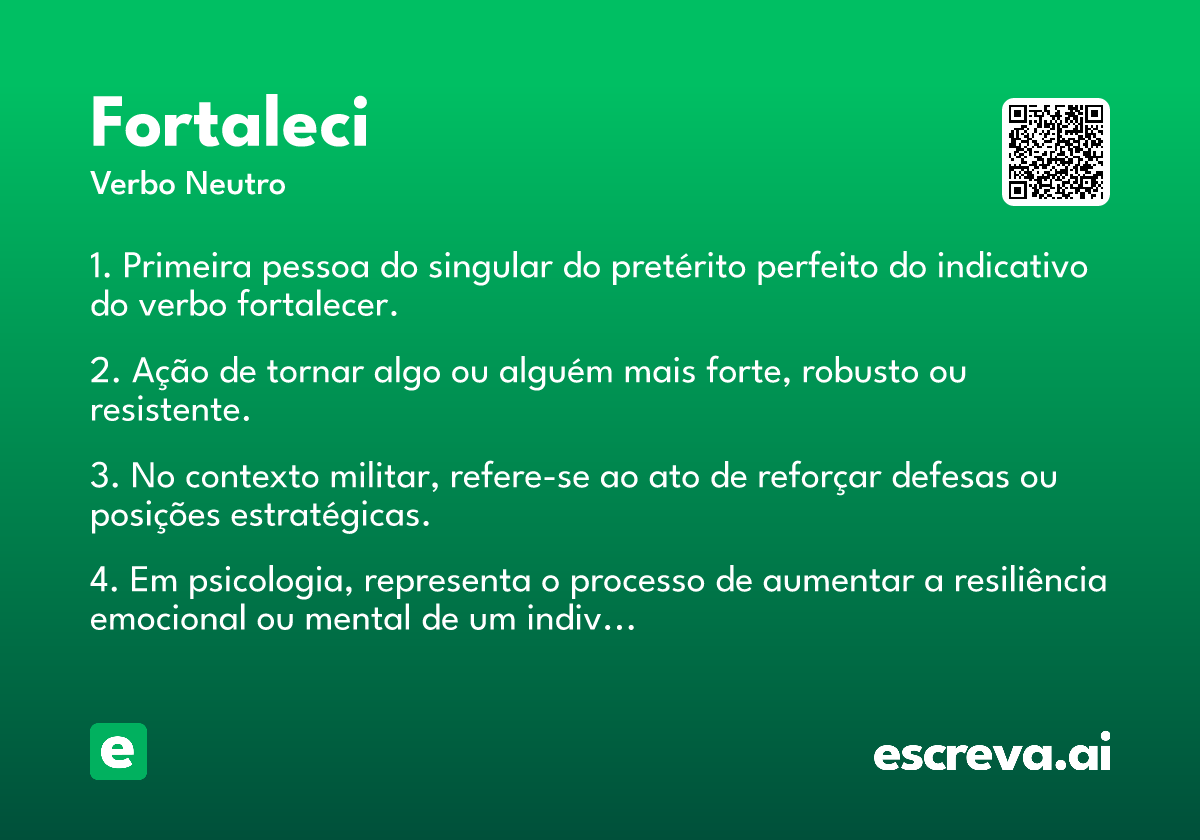 fortaleci
