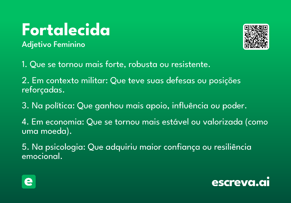 fortalecida