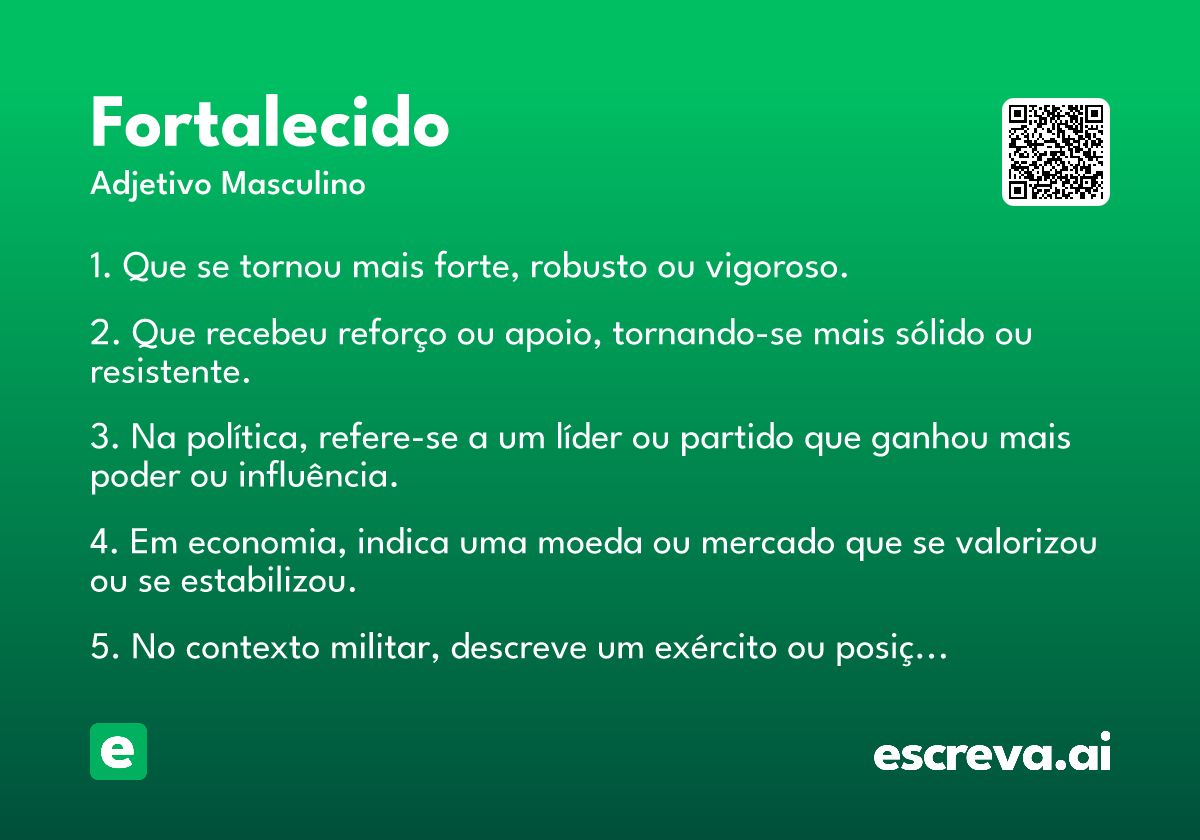 fortalecido