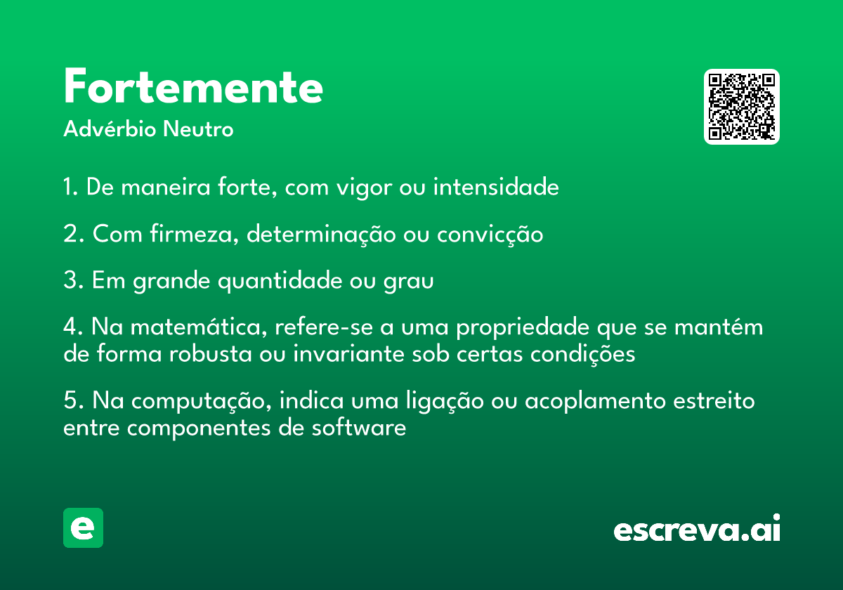 fortemente