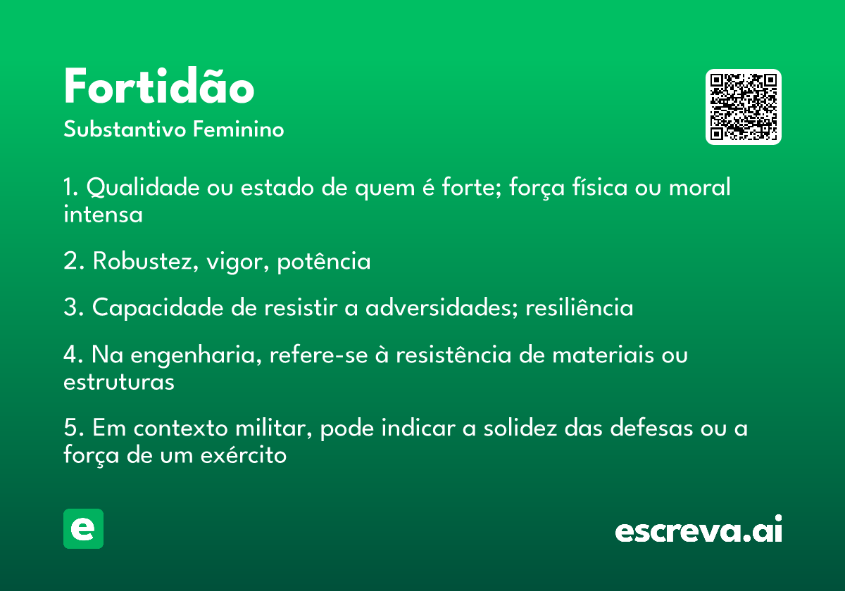 fortidão