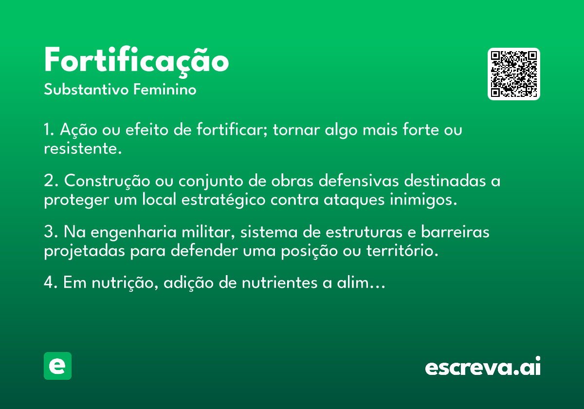 fortificação