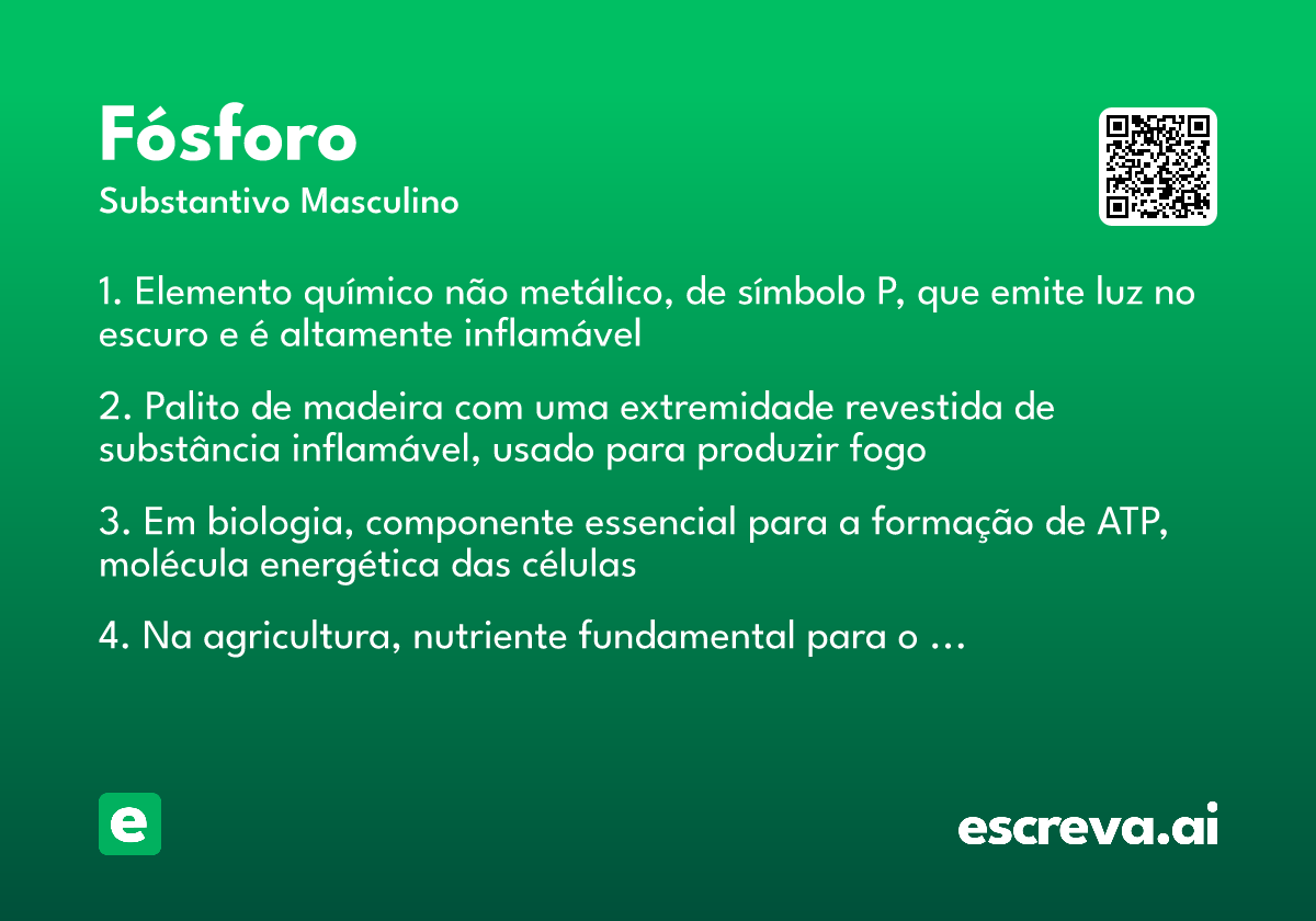 fósforo