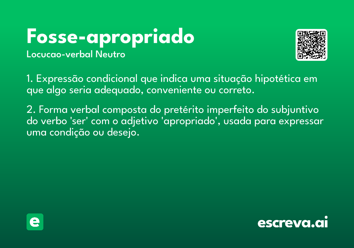 fosse-apropriado