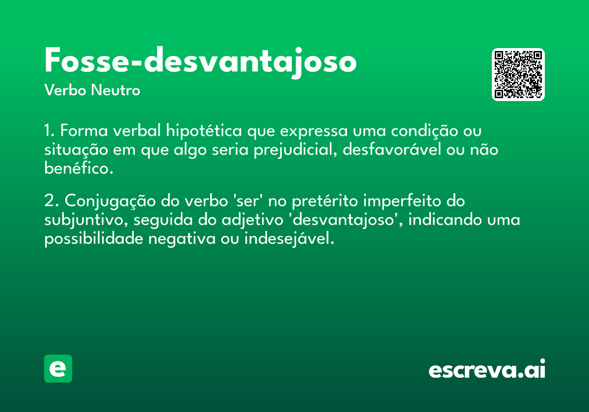 fosse-desvantajoso