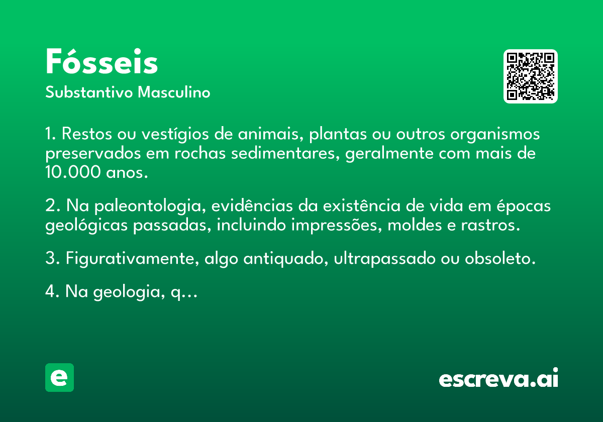 fósseis