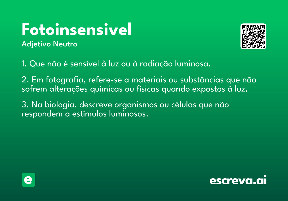 fotoinsensivel