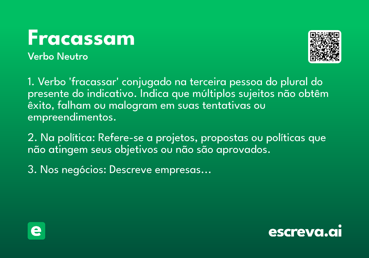 fracassam